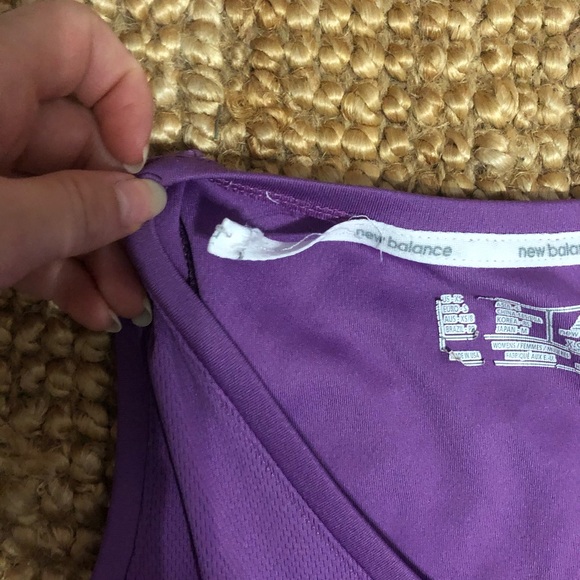 New Balance Light Purple Workout Tank Top - Picture 6 of 6